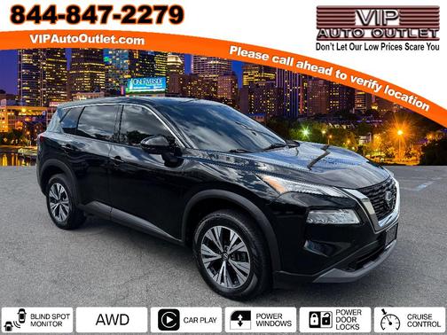 Super Black 2021 Nissan Rogue SV