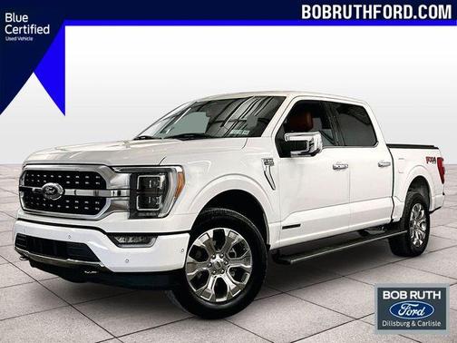 White Metallic 2022 Ford F-150 Platinum