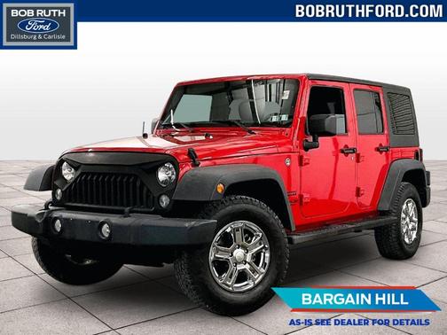 Firecracker Red Clearcoat 2017 Jeep Wrangler Unlimited Sport