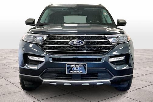 Stone Blue 2022 Ford Explorer XLT