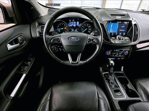 White Gold Metallic 2017 Ford Escape Titanium