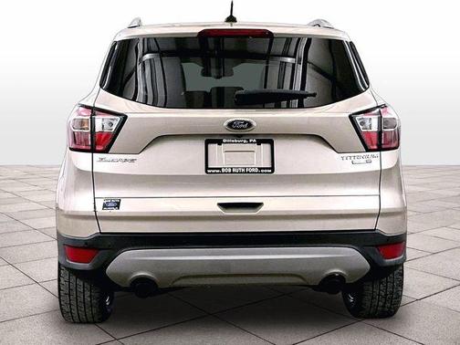 White Gold Metallic 2017 Ford Escape Titanium