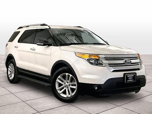 White Platinum Tri-Coat Metallic 2015 Ford Explorer XLT