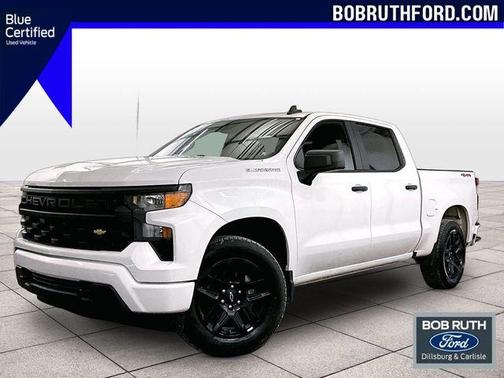 Summit White 2024 Chevrolet Silverado 1500 Custom
