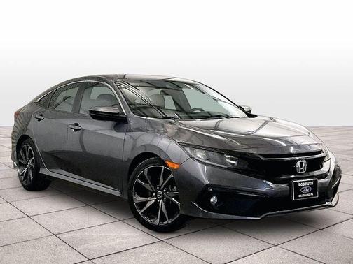 Modern Steel Metallic 2019 Honda Civic Sport