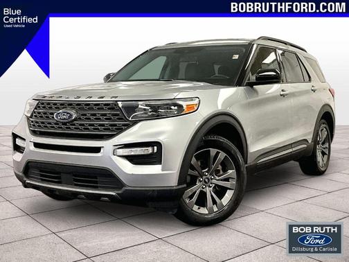 Iconic Silver 2023 Ford Explorer XLT