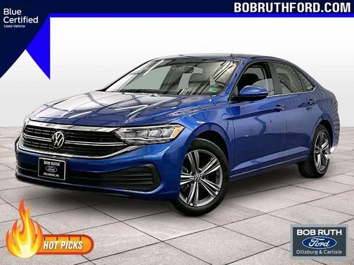 Rising Blue Metallic 2023 Volkswagen Jetta 1.5T SE