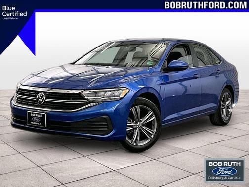 Rising Blue Metallic 2023 Volkswagen Jetta 1.5T SE