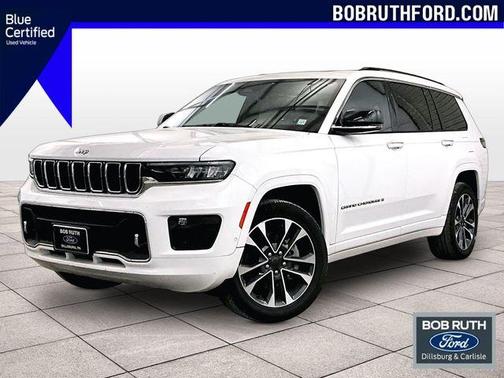 Bright White Clearcoat 2021 Jeep Grand Cherokee L Overland