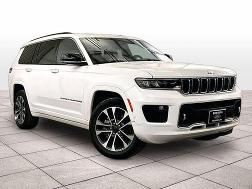 Bright White Clearcoat 2021 Jeep Grand Cherokee L Overland