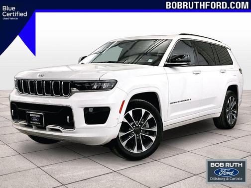 Bright White Clearcoat 2021 Jeep Grand Cherokee L Overland