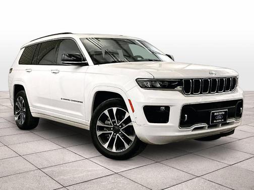 Bright White Clearcoat 2021 Jeep Grand Cherokee L Overland