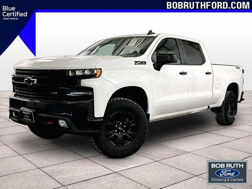 Summit White 2021 Chevrolet Silverado 1500 LT Trail Boss