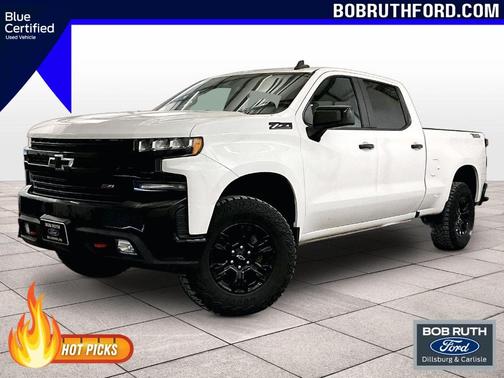 Summit White 2021 Chevrolet Silverado 1500 LT Trail Boss