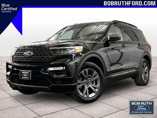 Agate Black 2021 Ford Explorer XLT