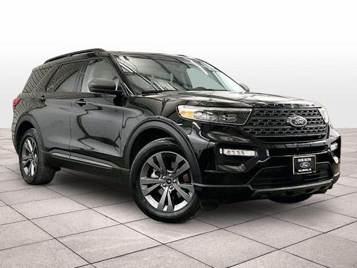 Agate Black 2021 Ford Explorer XLT