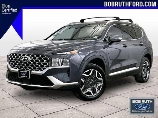 Lagoon Blue 2022 Hyundai Santa Fe Plug-In Hybrid SEL Convenience