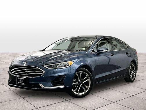 Blue Metallic 2019 Ford Fusion SEL