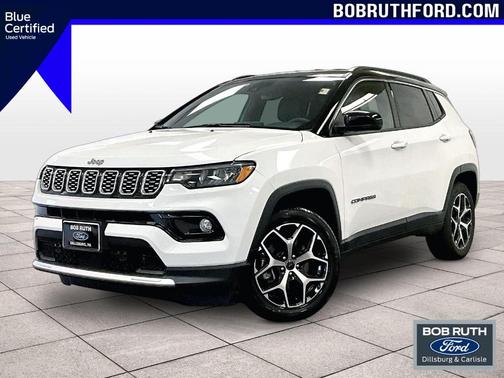 Bright White Clearcoat 2025 Jeep Compass Limited