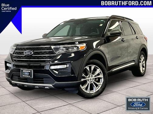 Agate Black 2023 Ford Explorer XLT