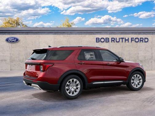 Ruby Red Metallic Tinted Clearcoat 2027 Ford Explorer Platinum