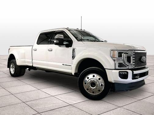 Star White 2022 Ford F-450 Platinum