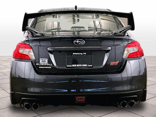 Dark Gray Metallic 2018 Subaru WRX STI Limited w/ Wing