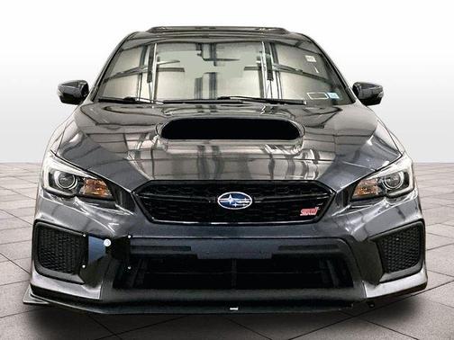 Dark Gray Metallic 2018 Subaru WRX STI Limited w/ Wing