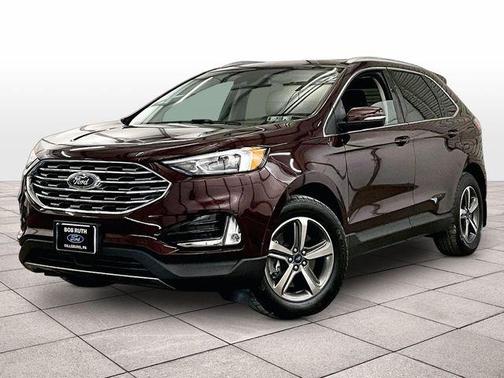 Burgundy 2020 Ford Edge SEL