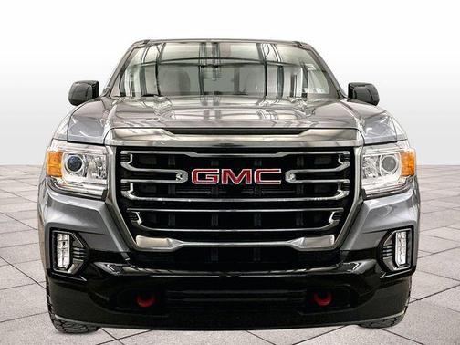 Satin Steel Metallic 2021 GMC Canyon AT4 w/Leather