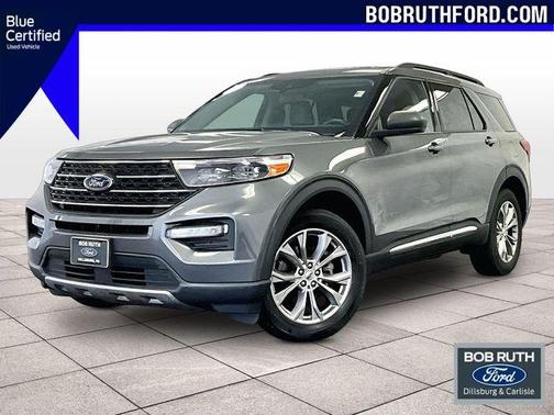 Gray Metallic 2022 Ford Explorer XLT