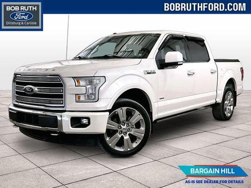 White Platinum Clearcoat Metallic 2017 Ford F-150 Limited