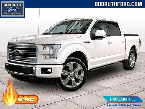 White Platinum Clearcoat Metallic 2017 Ford F-150 Limited