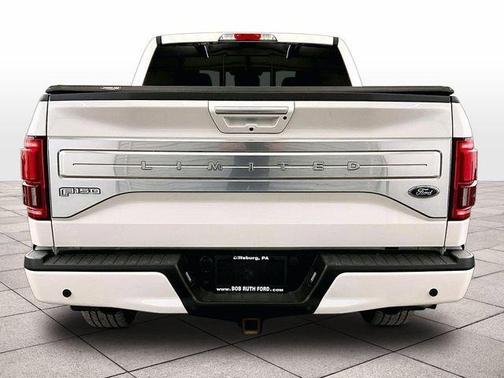 White Platinum Clearcoat Metallic 2017 Ford F-150 Limited