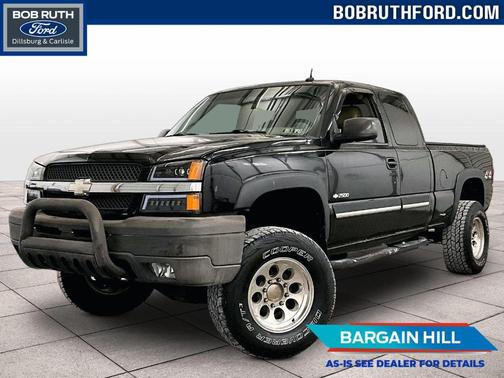 Black 2003 Chevrolet Silverado 2500 LT Extended Cab