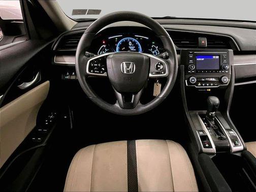 Platinum White Pearl 2021 Honda Civic LX