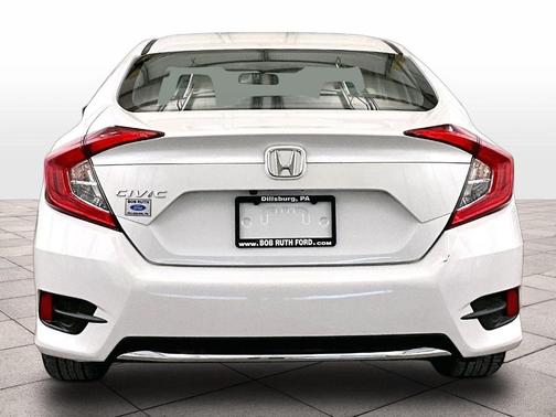 Platinum White Pearl 2021 Honda Civic LX