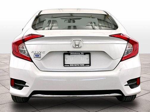 Platinum White Pearl 2021 Honda Civic LX