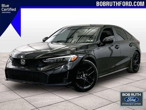 Crystal Black Pearl 2026 Honda Civic Hybrid Sport