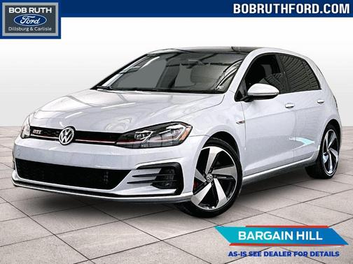 White Silver Metallic 2019 Volkswagen Golf GTI 2.0T SE
