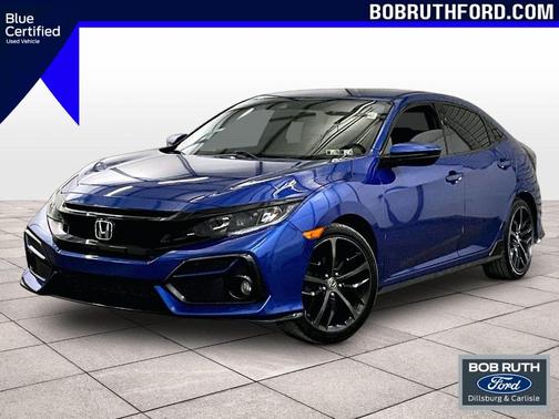 Aegean Blue Metallic 2020 Honda Civic Sport