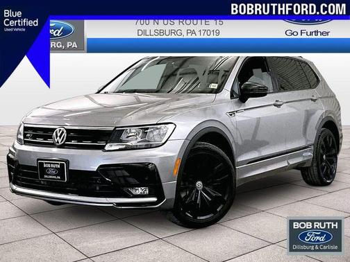 Pyrite Silver Metallic 2021 Volkswagen Tiguan 2.0T SE R-Line Black