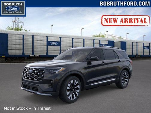 Agate Black 2026 Ford Explorer Platinum