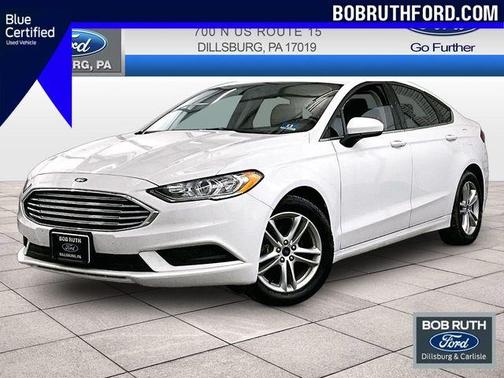 Oxford White 2018 Ford Fusion SE