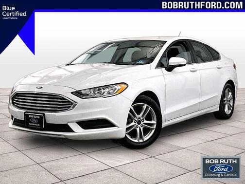 Oxford White 2018 Ford Fusion SE
