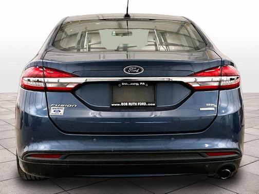 Blue 2018 Ford Fusion SE