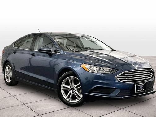Blue 2018 Ford Fusion SE