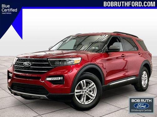 Rapid Red Metallic Tinted Clearcoat 2023 Ford Explorer XLT