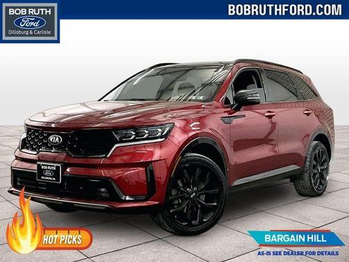 Passion Red Tintcoat 2021 Kia Sorento SX
