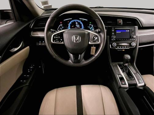 Platinum White Pearl 2019 Honda Civic LX